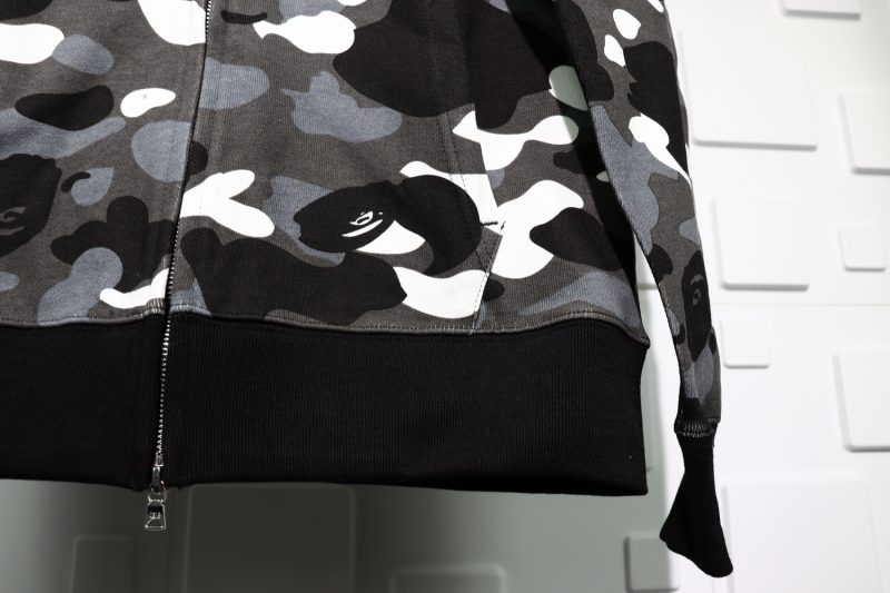 a bathing ape bape shark 1st camo hoodie replica