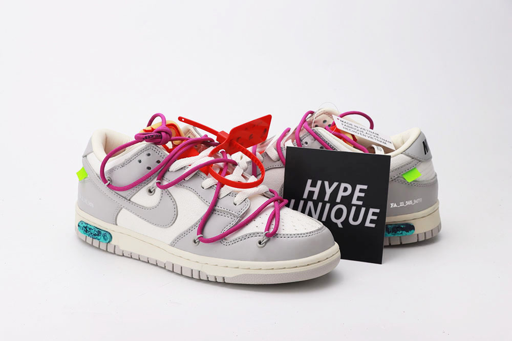 off-white x dunk low ‘lot 45 of 50’