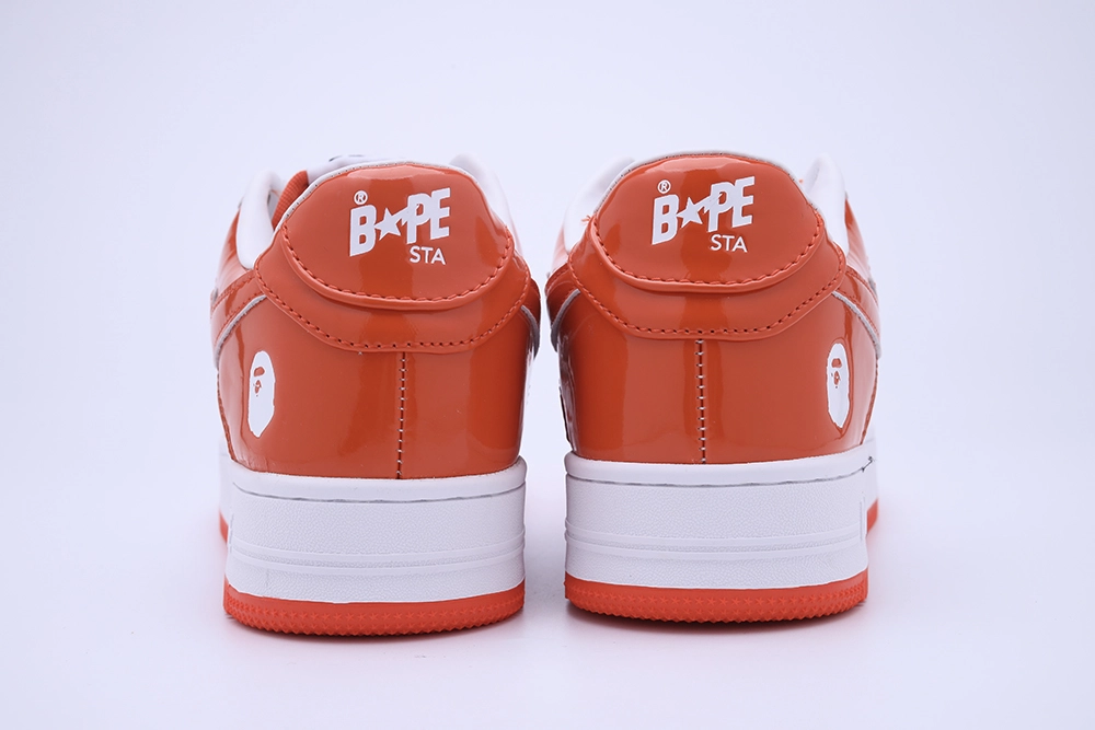 a bathing ape bape sta low orange