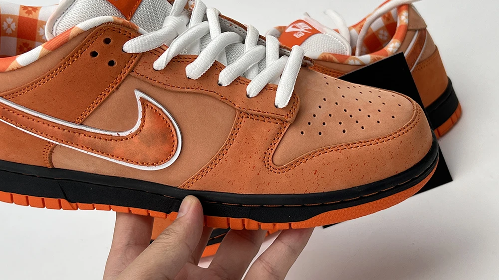 dunk low concepts orange lobster reps