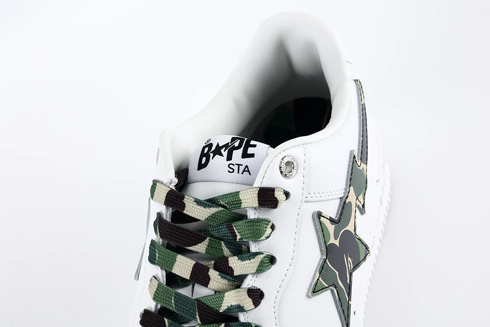 bapesta green camouflage logo af 1