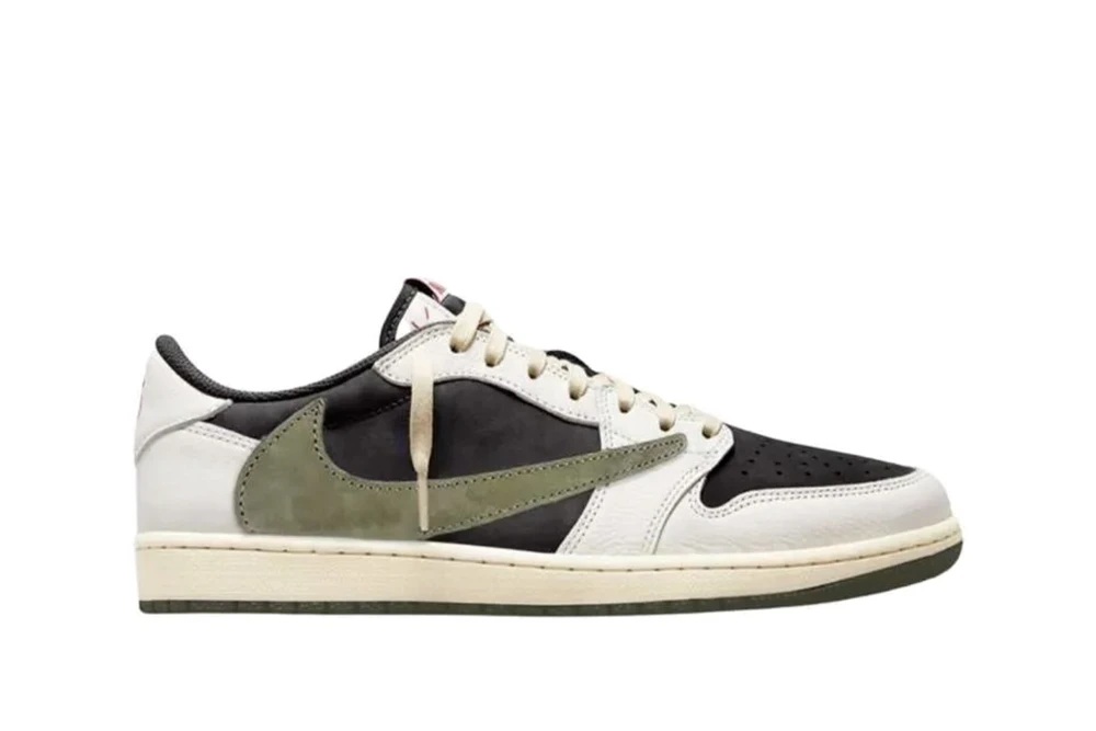 travis scott air jordan 1 low og “olive” quality reps