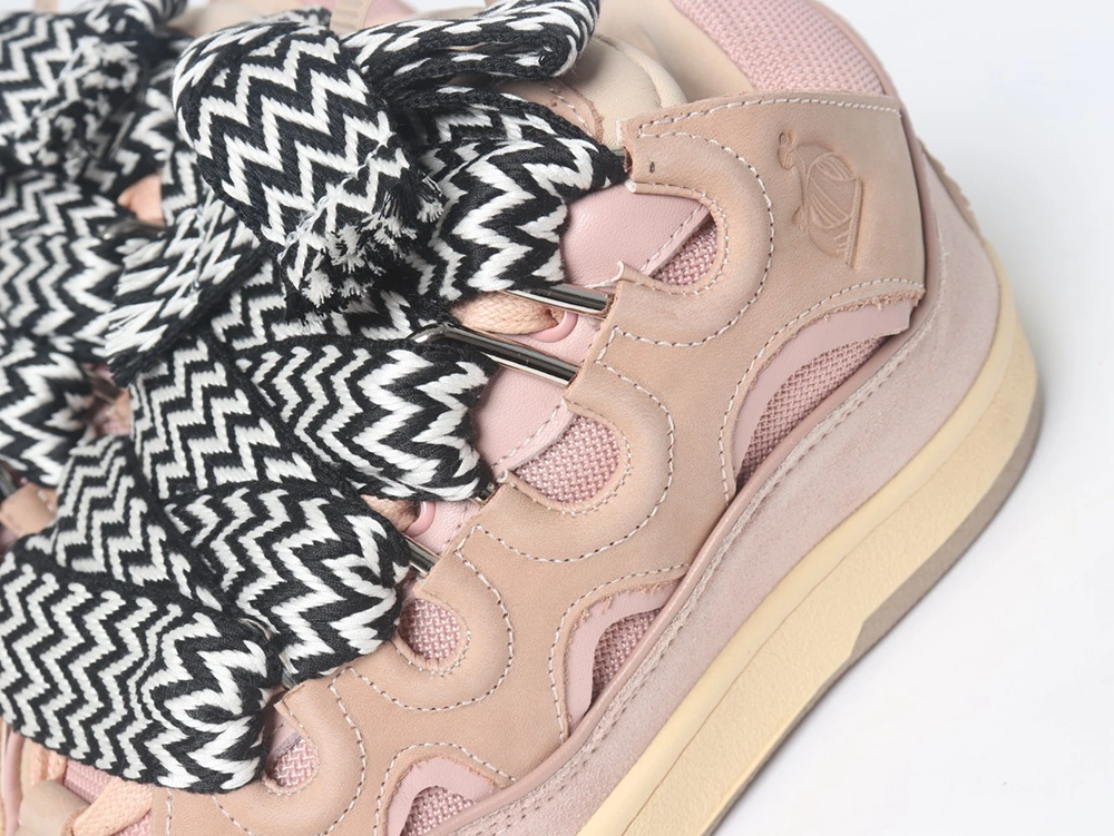 lanvin curb sneakers ‘pink’ reps