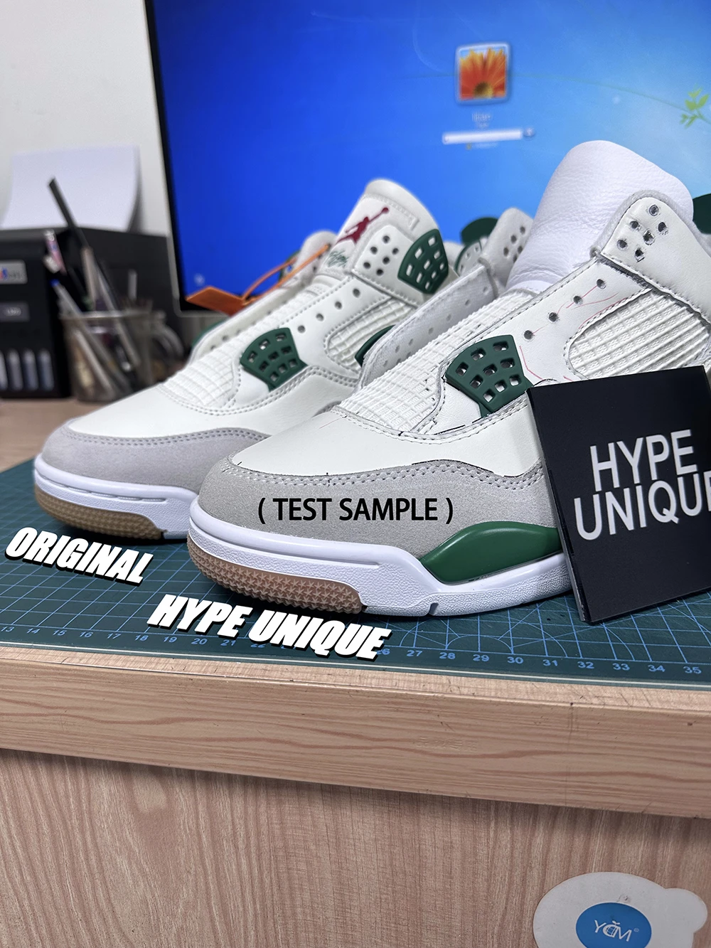 jordan 4 retro sb pine green replica