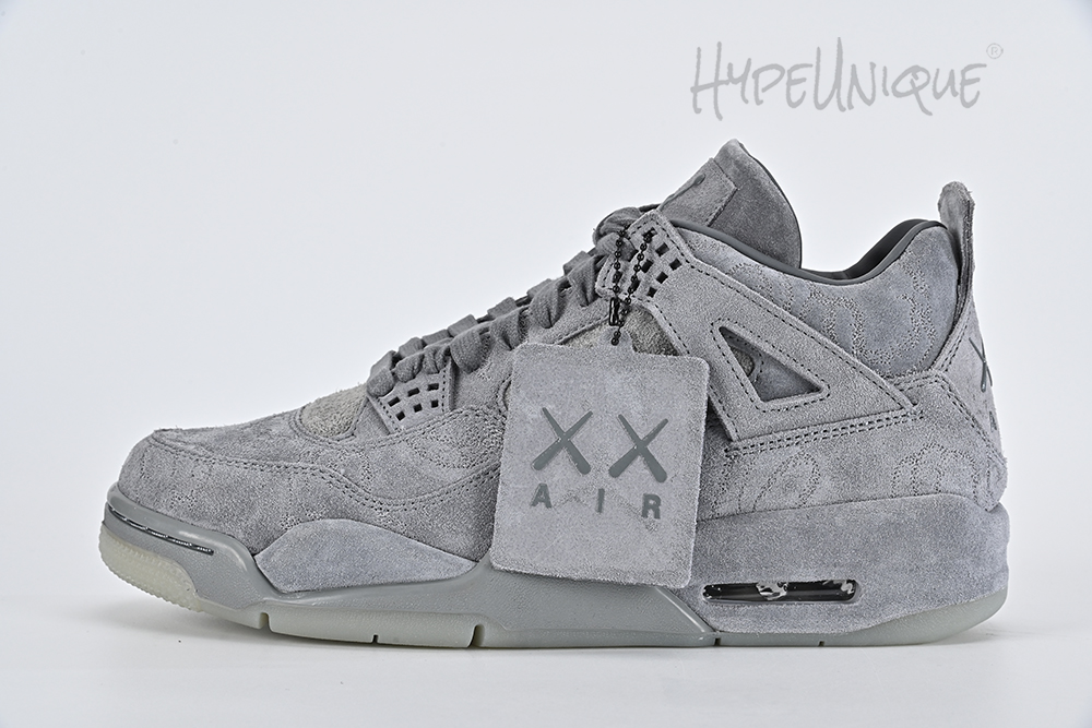 jordan 4 retro kaws gray replica