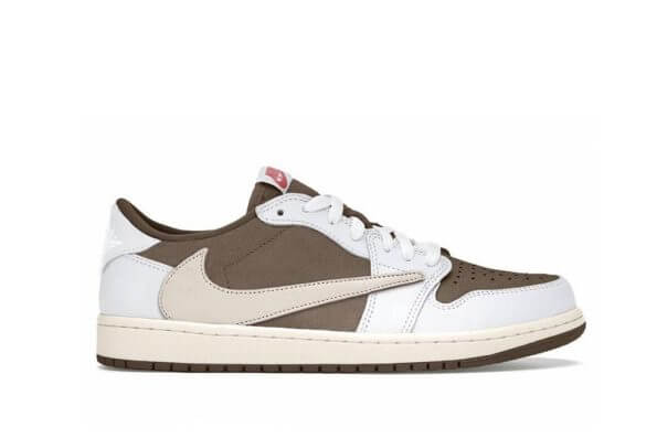 travis scott air jordan 1 low “white brown” reps