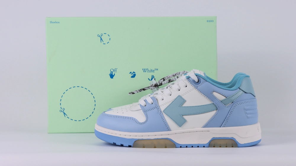 off-white out of office low ‘white light blue’ replica