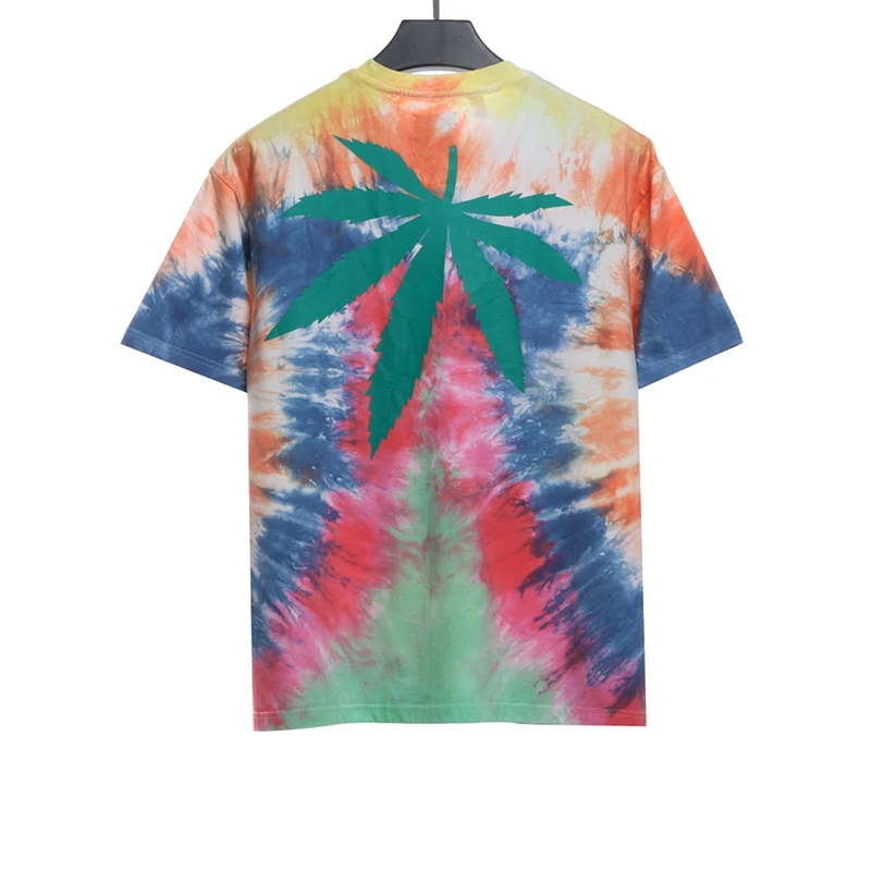 gallery dept colorful tie-dye maple leaf t-shirt reps