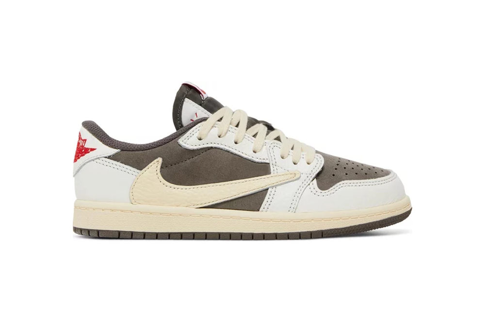 kid size  travis scott x air jordan 1 low og ps ‘reverse mocha’