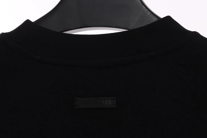 fear of god season 7 flocked 7 crew neck sweatshirt reps