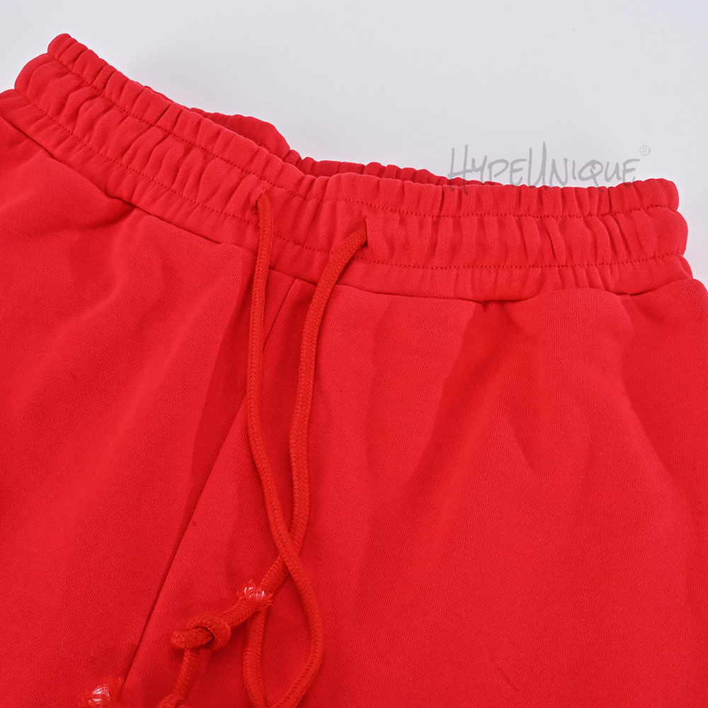 denim tears cotton wreath sweatpants “red”