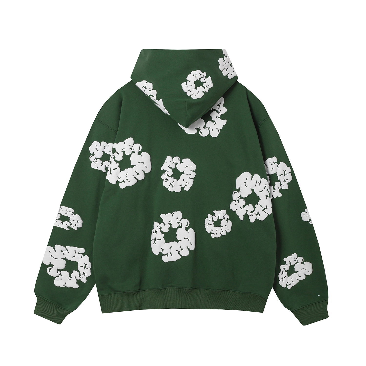 denim tears the cotton wreath hoodie green