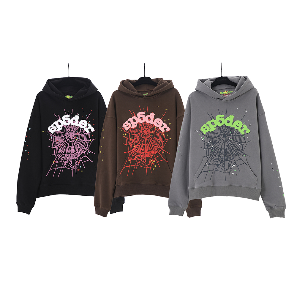 sp5der wait web hoodie