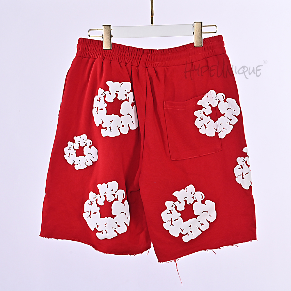 denim tears cotton wreath sweat shorts