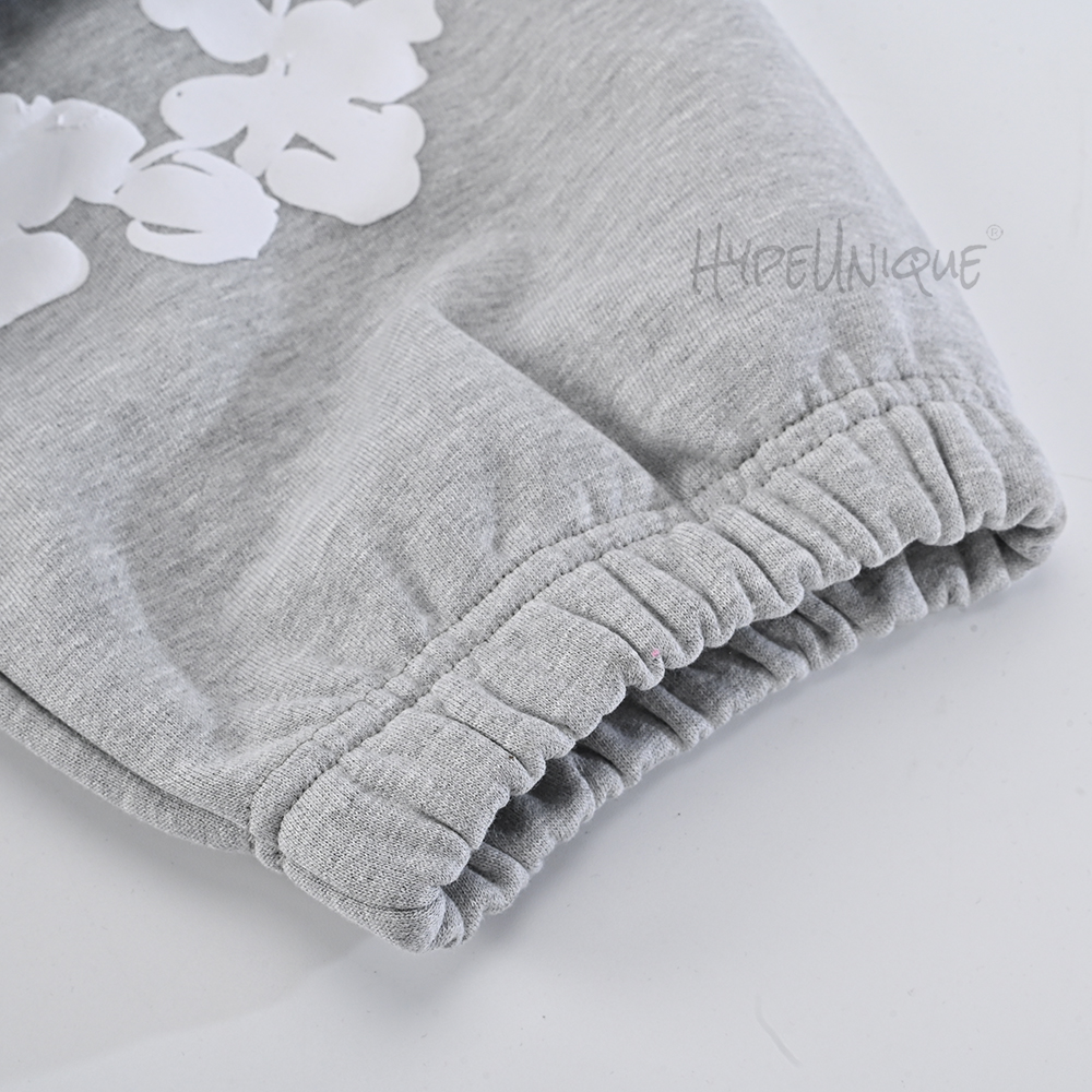 denim tears cotton wreath sweatpants “light gray”