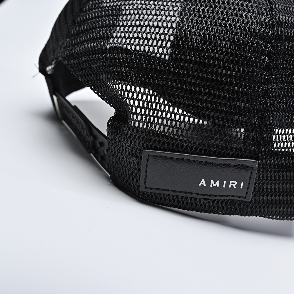 amiri ma logo trucker cap