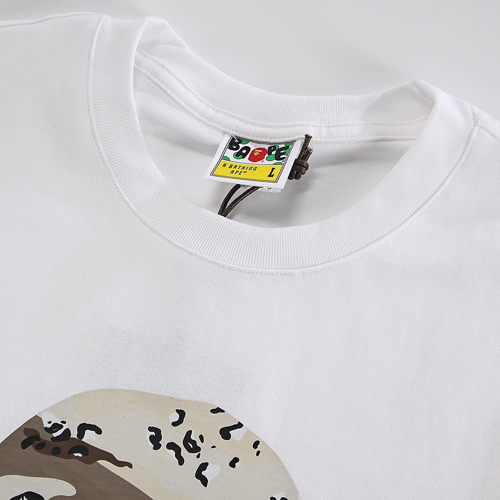 bape desert camo by bathing ape relaxed tee ‘black/white’