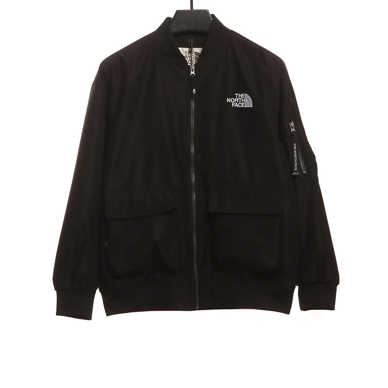 the north face solid color zipper functional outdoor jacket reps