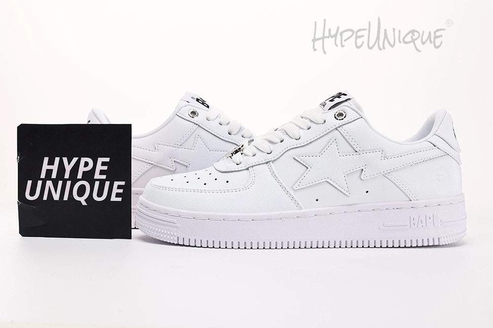 bapesta air force “white” reps