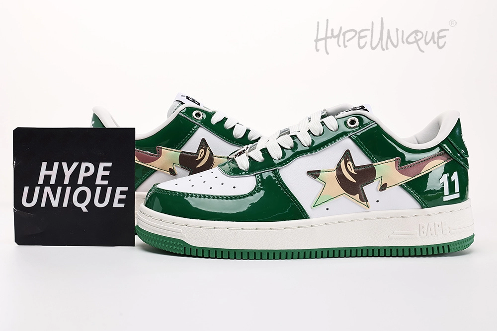 bape sta ‘dark green camo white’ reps