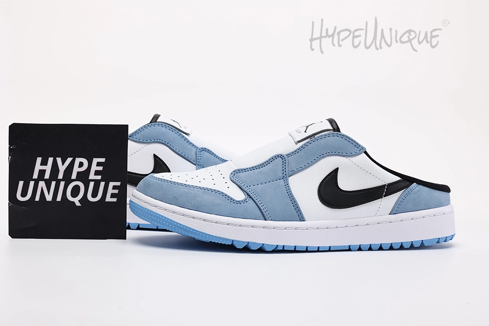 jordan 1 mule golf university blue reps