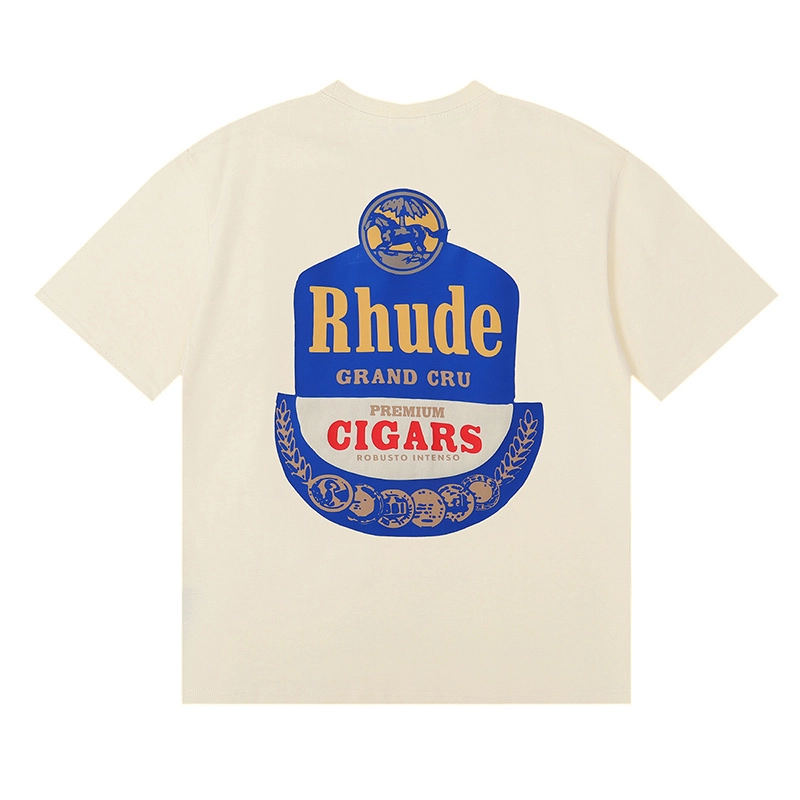 rhude grand cru print t-shirt reps