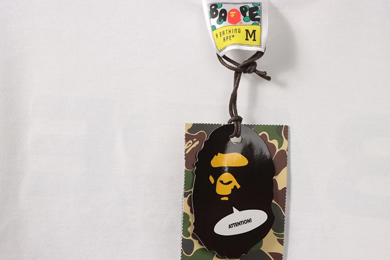 bape moon ape head print t-shirt