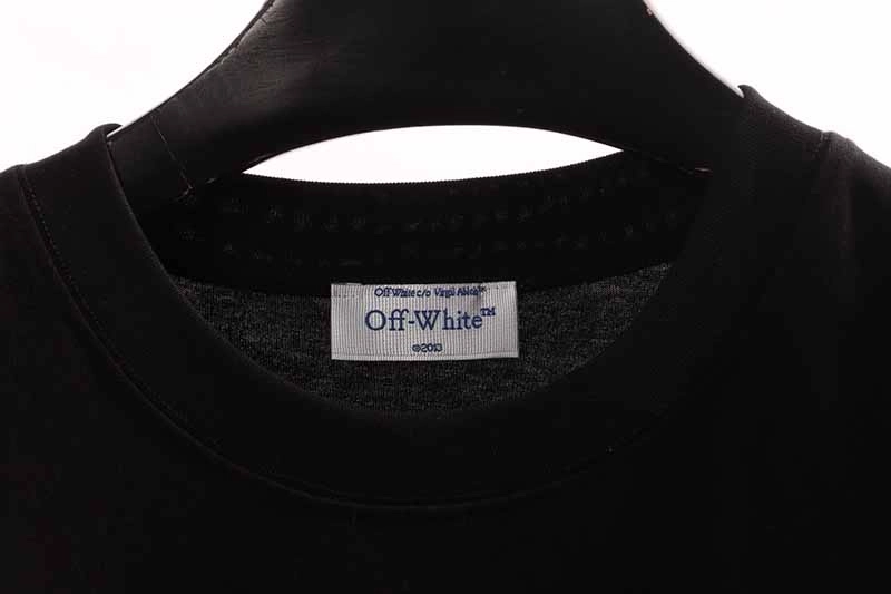 off-white anniversary multi-label t-shirt