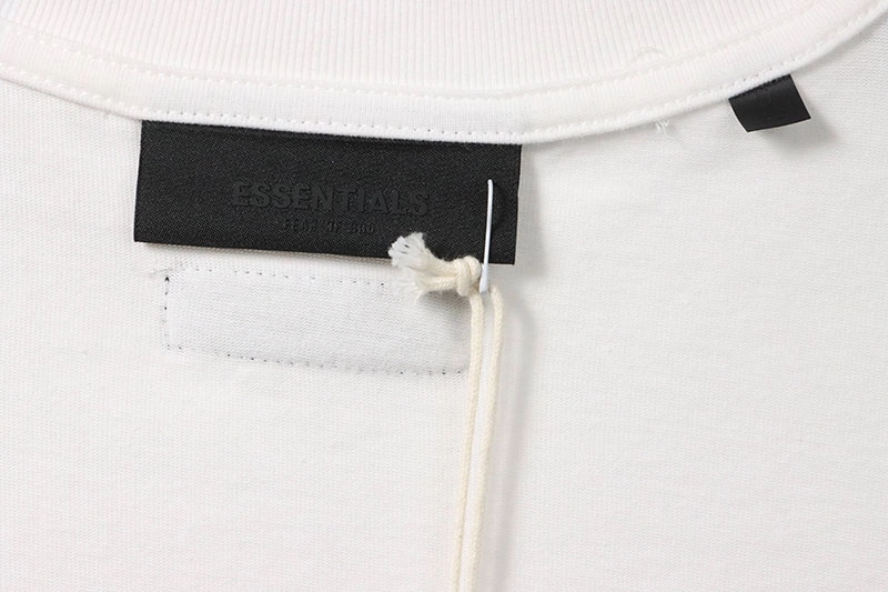 fear of god essentials signature letter t-shirt