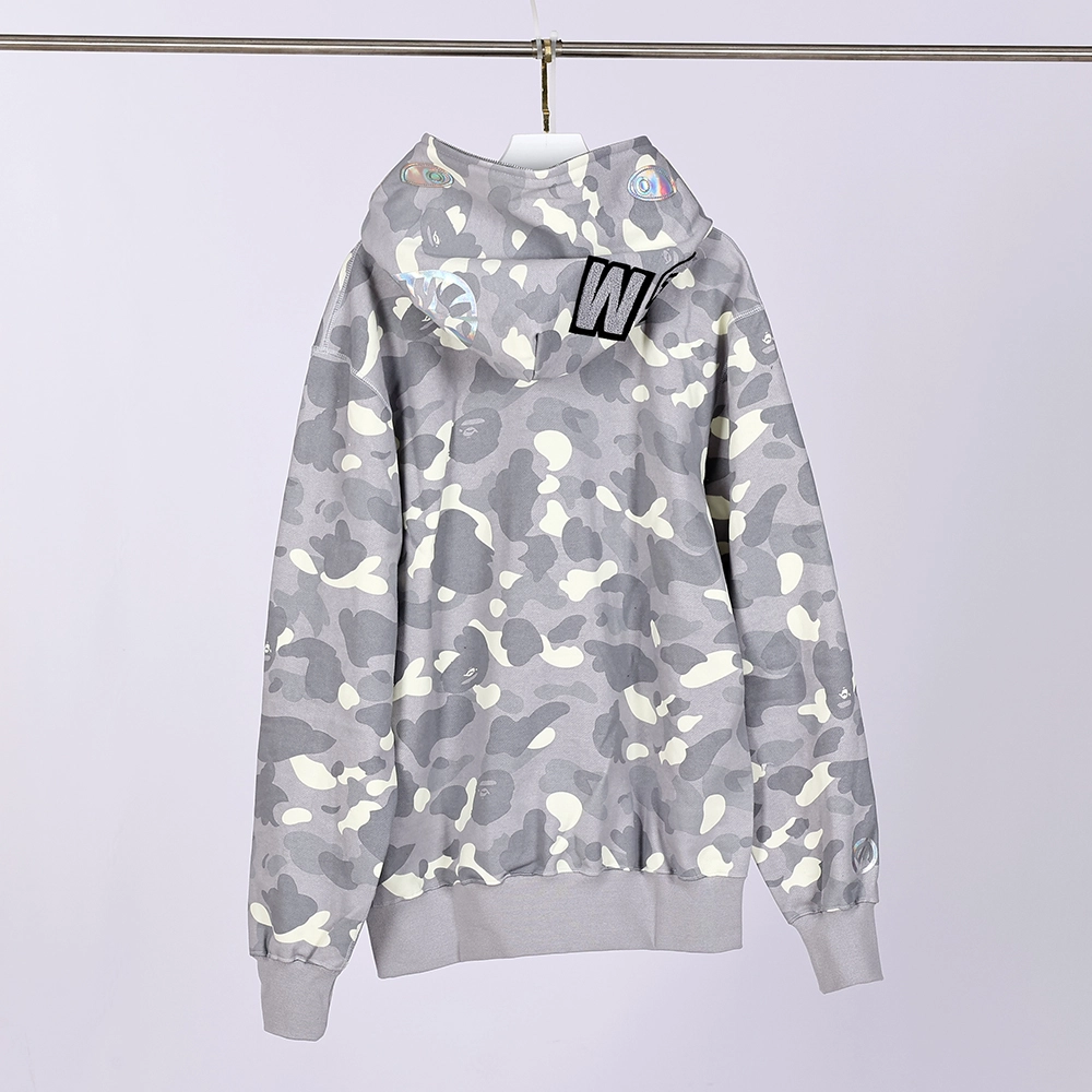 bape city camo shark full zip hoodie mens reps