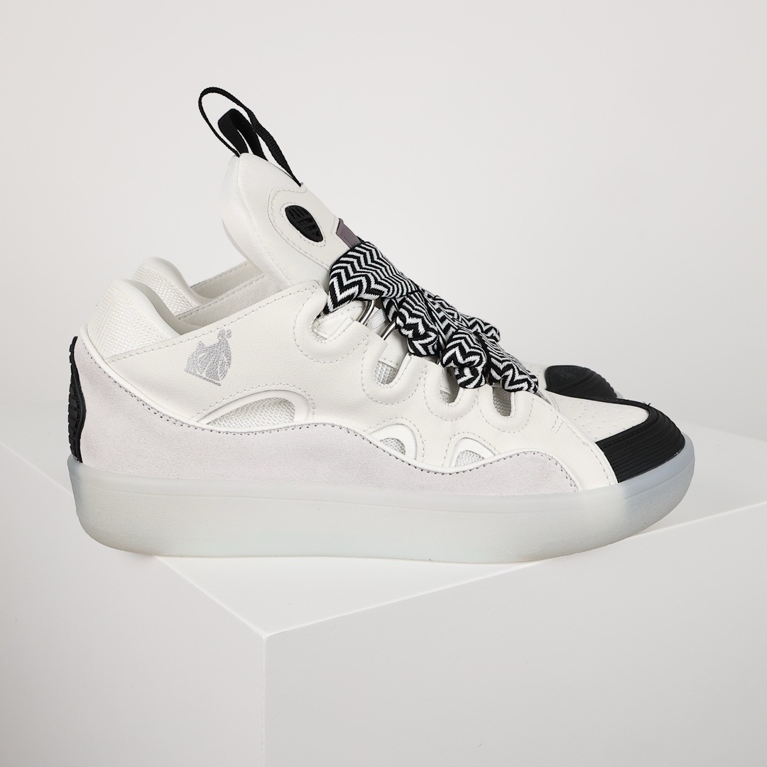 lanvin curb sneakers ‘white transparent’